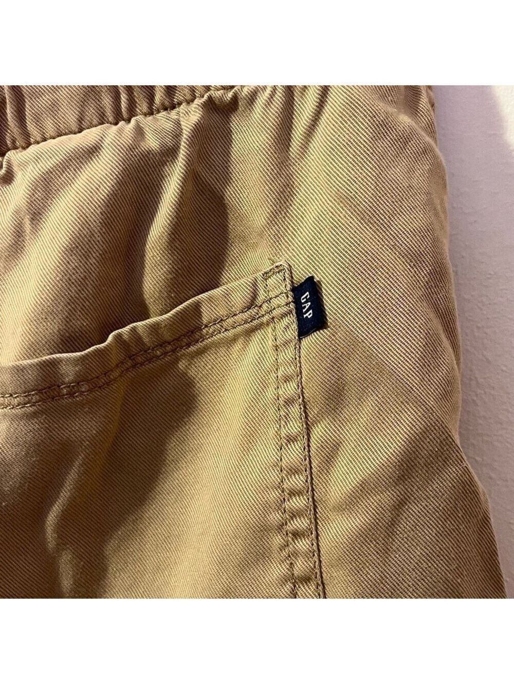 GAP Lyocell Pull On Shorts Bundle Black Khaki Elastic Waist Drawstring S - Picture 7 of 13
